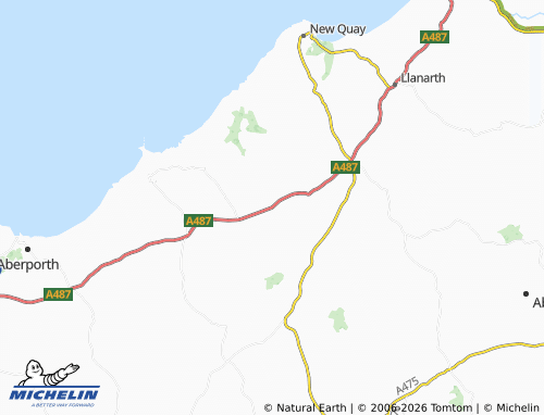 Mappa MICHELIN Plwmp - ViaMichelin