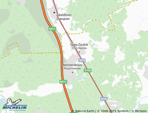 MICHELIN Vel'mogovo map - ViaMichelin
