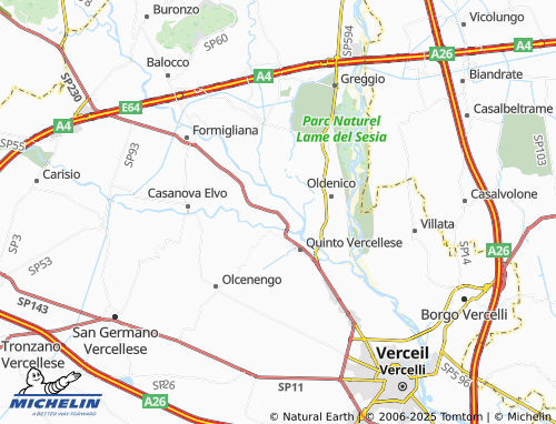 MICHELIN-Landkarte Collobiano - ViaMichelin