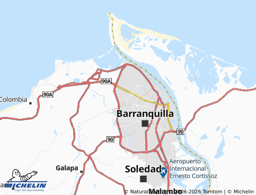 Carte MICHELIN Nuevo Horizonte - ViaMichelin
