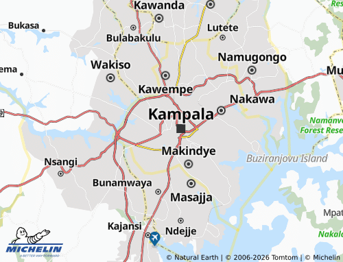 Mappa MICHELIN Mengo - ViaMichelin