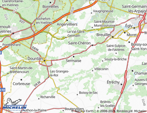MICHELIN Sermaise map - ViaMichelin