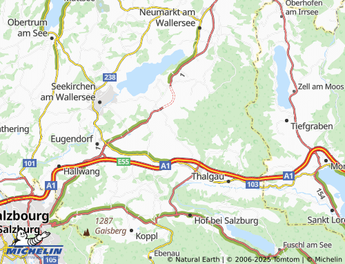 MICHELIN-Landkarte Hof - ViaMichelin