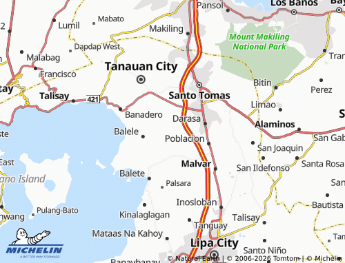 MICHELIN Tinurik map - ViaMichelin