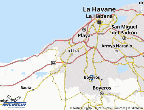 MICHELIN La Lisa map - ViaMichelin