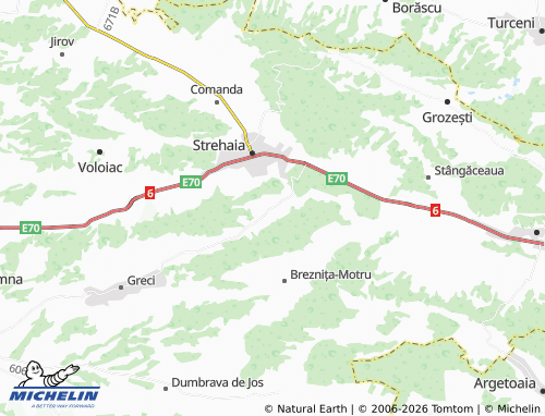 Mappa MICHELIN Slătinicu Mare - ViaMichelin