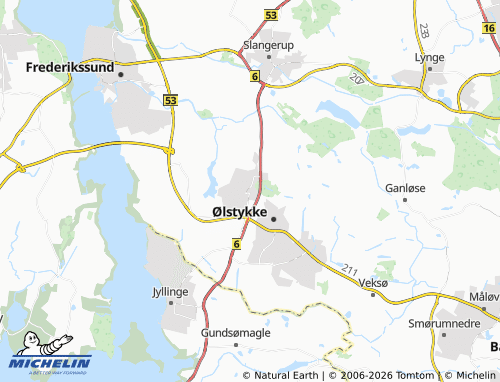 Mappa MICHELIN Ølstykke Stationsby - ViaMichelin