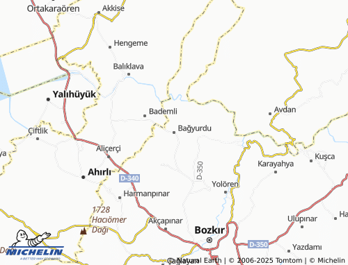 MICHELIN Bağyurdu map - ViaMichelin