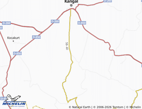 MICHELIN Deligazili map - ViaMichelin