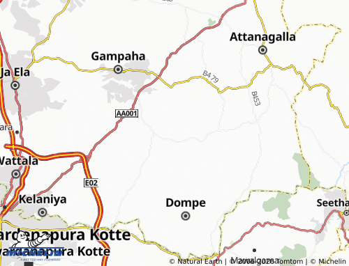 Mappa MICHELIN Kahatana - ViaMichelin