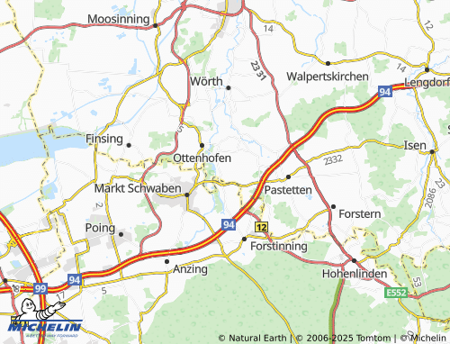 MICHELIN Siggenhofen map - ViaMichelin