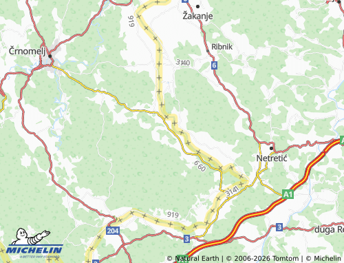 Carte MICHELIN Adlešiči - ViaMichelin