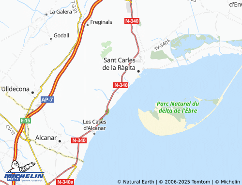 MICHELIN Serramar map - ViaMichelin