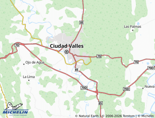 MICHELIN San José map - ViaMichelin