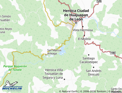 Mappa MICHELIN San Francisco Yosocuta - ViaMichelin