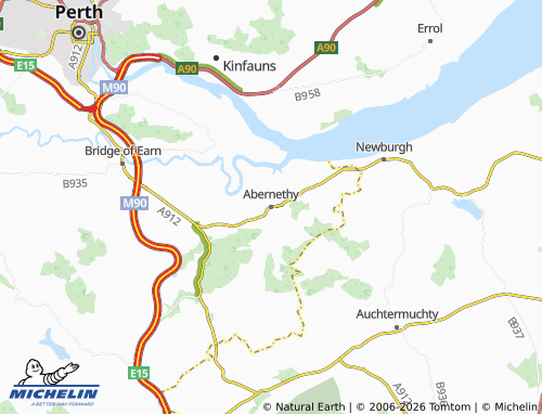 Carte MICHELIN Abernethy - ViaMichelin