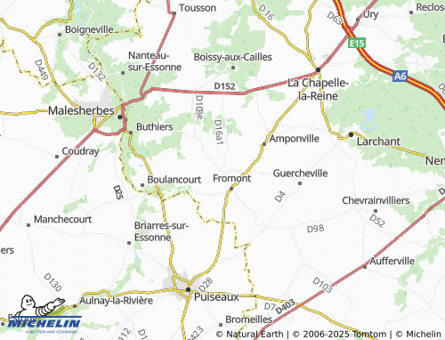MICHELIN Rumont map - ViaMichelin