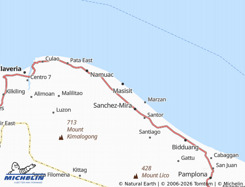 MICHELIN Dacal map - ViaMichelin