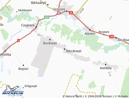 Mappa MICHELIN Bărcănești - ViaMichelin