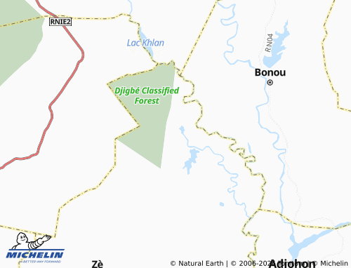 Mappa MICHELIN Djigbe Agondji - ViaMichelin
