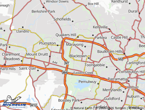 Mapa MICHELIN Doonside - ViaMichelin