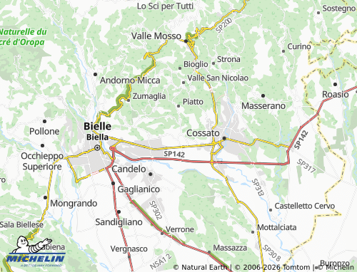 Mapa MICHELIN Valdengo - ViaMichelin