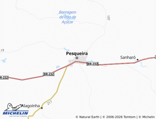 Mapa MICHELIN Salgado - ViaMichelin