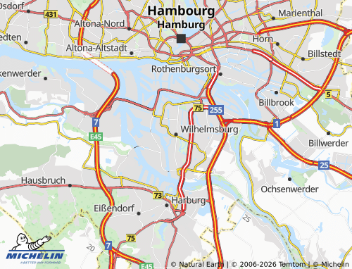 MICHELIN Wilhelmsburg map - ViaMichelin