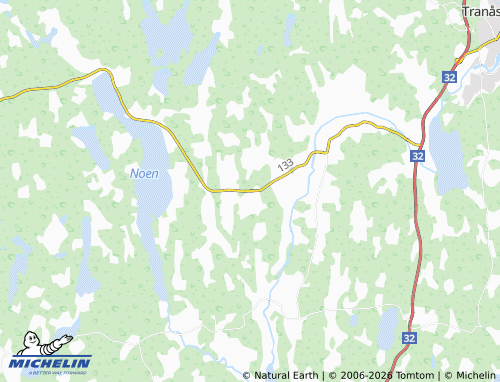 MICHELIN-Landkarte Linderås - ViaMichelin
