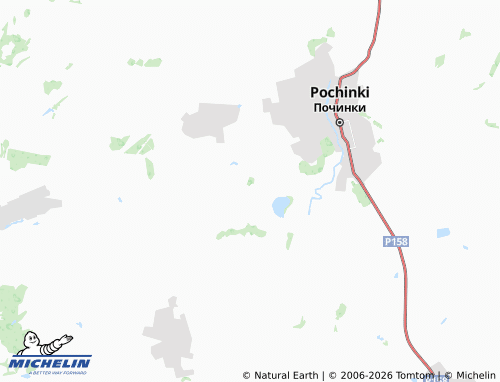 MICHELIN-Landkarte Osinki - ViaMichelin