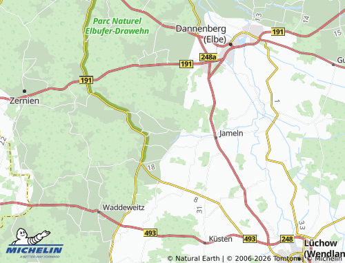 MICHELIN Volkfien map - ViaMichelin