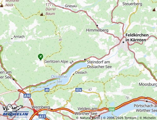 MICHELIN Stiegl map - ViaMichelin