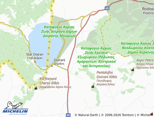 MICHELIN Amaranta map - ViaMichelin