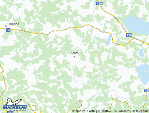 Mapa MICHELIN Kaives pagasts - ViaMichelin