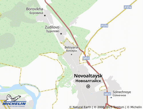 MICHELIN Beloyarsk map - ViaMichelin