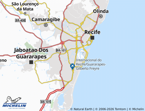 MICHELIN Imbiribeira map - ViaMichelin