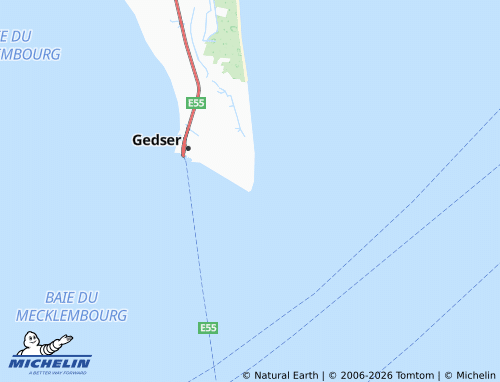 Mappa MICHELIN Gedser Odde - ViaMichelin