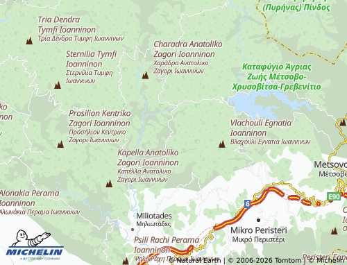 Carte MICHELIN Greveniti - ViaMichelin
