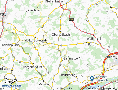 MICHELIN Obermünchen map - ViaMichelin