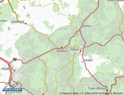 Mappa MICHELIN Rasdorf - ViaMichelin