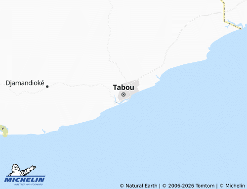 MICHELIN Tabou map - ViaMichelin