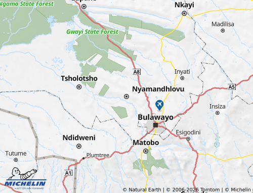 Mappa MICHELIN Umguza - ViaMichelin