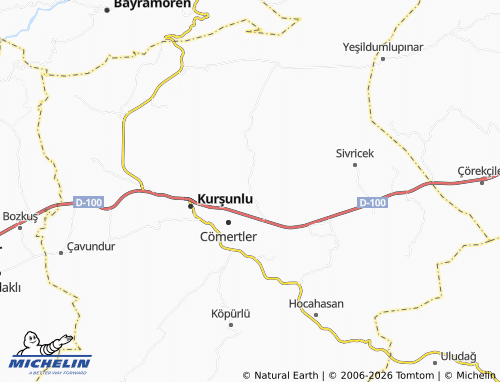 MICHELIN Bereket map - ViaMichelin