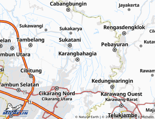 MICHELIN Karangbahagia map - ViaMichelin