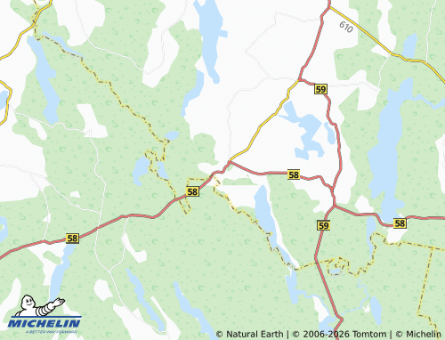 MICHELIN Babięta map - ViaMichelin