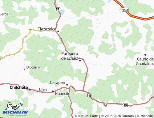 MICHELIN Azteca map - ViaMichelin