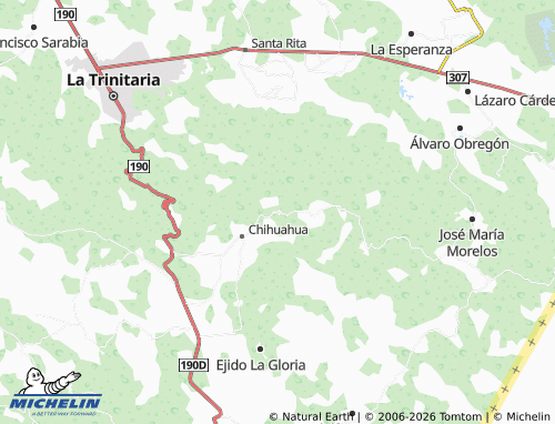 Mapa MICHELIN Guadalupe el Zapote - ViaMichelin