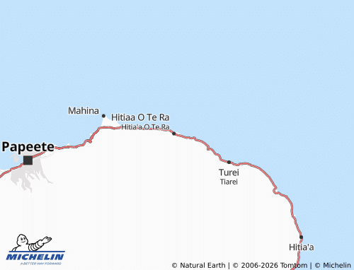 MICHELIN Papeno'o map - ViaMichelin