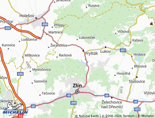 Kaart MICHELIN Vylanta - ViaMichelin