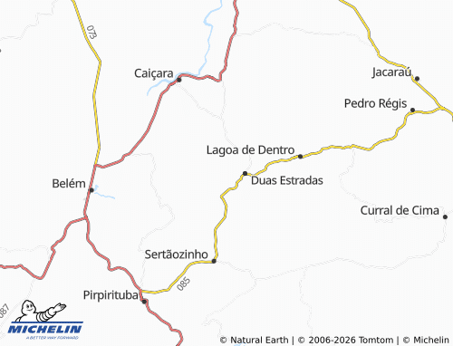 MICHELIN Serra da Raiz map - ViaMichelin